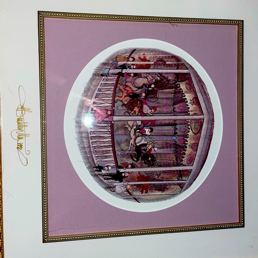 P. Buckley Moss framed print